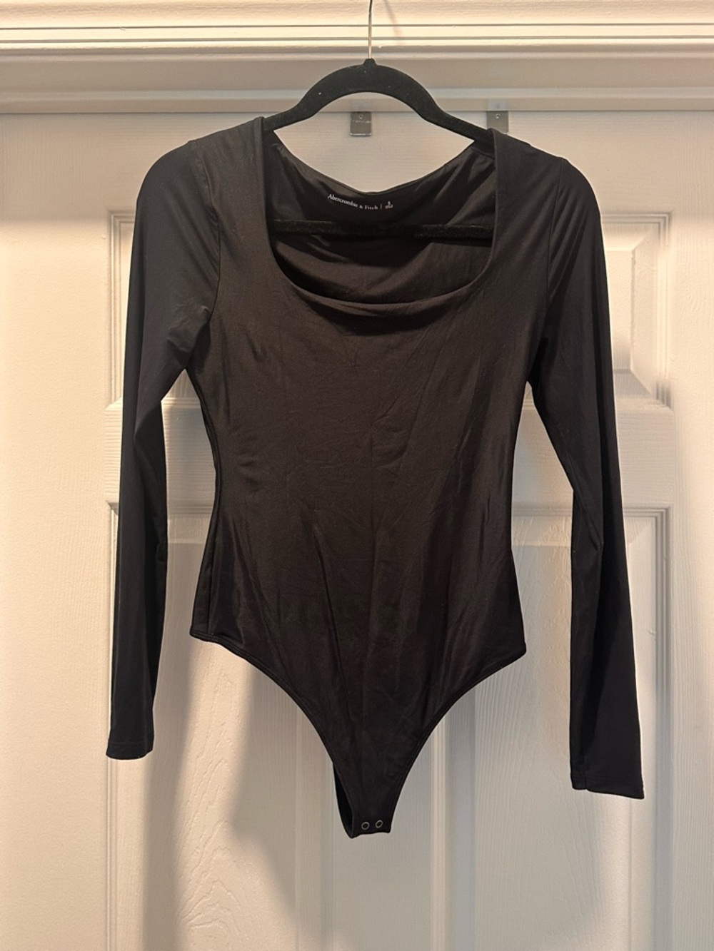 Abercrombie & Fitch Black Thong Body Suit- Size S